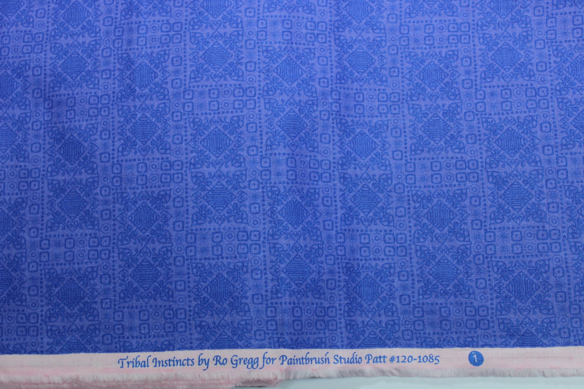 blueberry tribal fabric