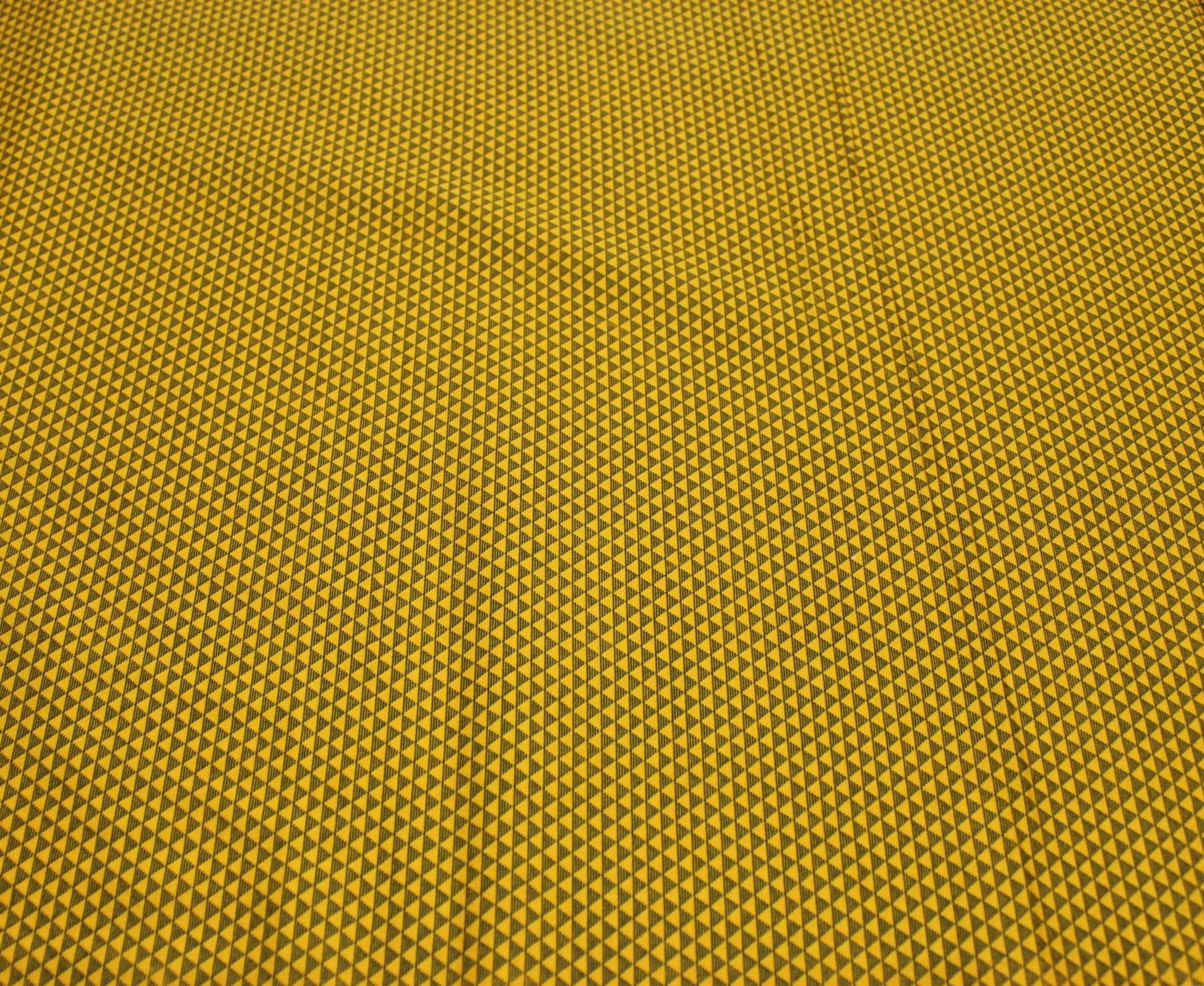 mini chevrons in yellow and black fabric